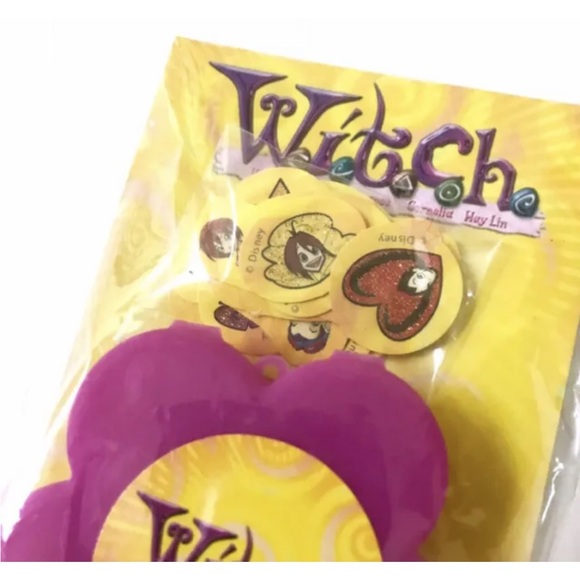 W.I.T.C.H Stationery Sticker Set Flower Box Will Irma Taranee Cornelia Hay Lin - Picture 2 of 2